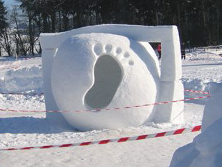 Hermsdorf Schneeskulpturen Wettbewerb